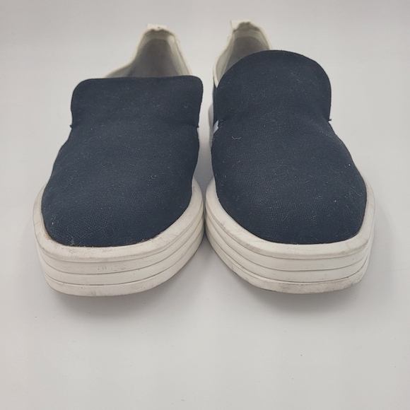 Franco Sarto Womens Black Canvas Maldives Slip-On Sneaker Size 7 - Picture 9 of 11